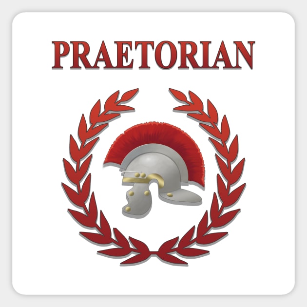 Roman Empire Praetorian Guard Helmet Sticker by AgemaApparel